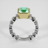 2.14 Ct. Emerald Ring, 18K Yellow & White 3