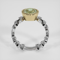1.93 Ct. Greenish Yellow Sapphire Ring, 18K Yellow & White 3