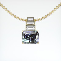 2.37 Ct. Gemstone Pendant, 14K Yellow Gold 1
