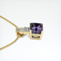 2.37 Ct. Gemstone Pendant, 14K Yellow Gold 3
