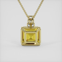 51.03 Ct. Yellow Sapphire Pendant, 14K Yellow Gold 4