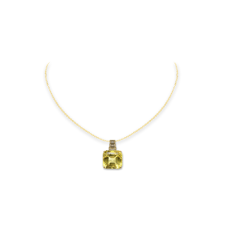 Jewelry image on model
