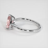 2.03 Ct. Padparadscha Sapphire Ring, Platinum 950 4