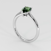 1.56 Ct. Green Sapphire Ring, Platinum 950 2