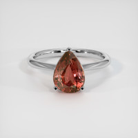 2.32 Ct. Sapphire Ring, Platinum 950 1