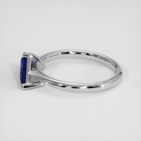 0.75 Ct. Blue Sapphire Ring, Silver 4