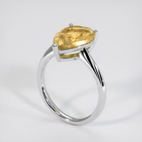 2.22 Ct. Gemstone Ring, 14K White Gold 2