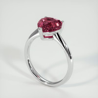 2.06 Ct. Gemstone Ring, 14K White Gold 2