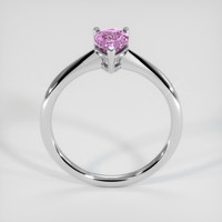 1.60 Ct. Purplish Pink Sapphire Ring, 14K White Gold 3