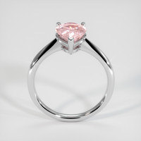 2.03 Ct. Padparadscha Sapphire Ring, 14K White Gold 3