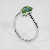 1.41 Ct. Bi Color Sapphire Ring, 14K White Gold 2