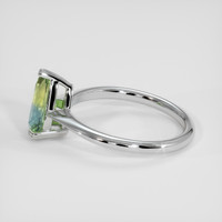 1.41 Ct. Bi Color Sapphire Ring, 14K White Gold 4