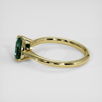 1.62 Ct. Bluish Green Sapphire Ring, 14K Yellow Gold 4