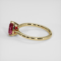 1.38 Ct. Pink Sapphire Ring, 14K Yellow Gold 4
