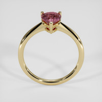 1.55 Ct. Purplish Pink Sapphire Ring, 14K Yellow Gold 3