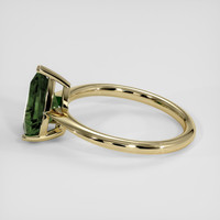 3.05 Ct. Green Sapphire Ring, 14K Yellow Gold 4