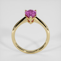 2.18 Ct. Purplish Pink Sapphire Ring, 14K Yellow Gold 3