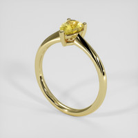1.06 Ct. Yellow Sapphire Ring, 14K Yellow Gold 2