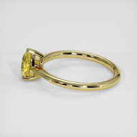 1.06 Ct. Yellow Sapphire Ring, 14K Yellow Gold 4