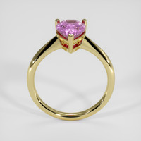 2.19 Ct. Pinkish Purple Sapphire Ring, 14K Yellow Gold 3