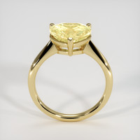 3.61 Ct. Yellow Sapphire Ring, 14K Yellow Gold 3