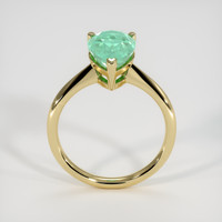 2.71 Ct. Emerald Ring, 18K Yellow Gold 3