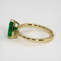 1.12 Ct. Emerald Ring, 18K Yellow Gold 4