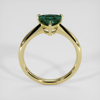 1.62 Ct. Bluish Green Sapphire Ring, 18K Yellow Gold 3
