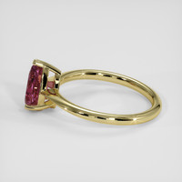 2.05 Ct. Pink Sapphire Ring, 18K Yellow Gold 4