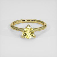 1.74 Ct. Yellow Sapphire Ring, 18K Yellow Gold 1