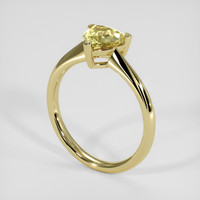 1.74 Ct. Yellow Sapphire Ring, 18K Yellow Gold 2