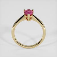 1.38 Ct. Pink Sapphire Ring, 18K Yellow Gold 3