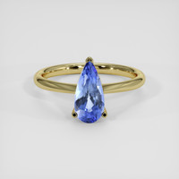 1.60 Ct. Blue Sapphire Ring, 18K Yellow Gold 1