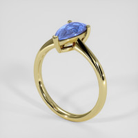 1.60 Ct. Blue Sapphire Ring, 18K Yellow Gold 2