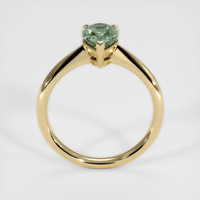 1.20 Ct. Green Sapphire Ring, 18K Yellow Gold 3