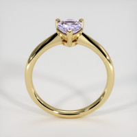 0.91 Ct. Purple Sapphire Ring, 18K Yellow Gold 3