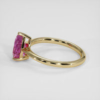 2.00 Ct. Pinkish Purple Sapphire Ring, 18K Yellow Gold 4