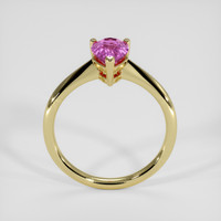 1.70 Ct. Purplish Pink Sapphire Ring, 18K Yellow Gold 3
