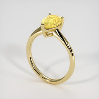 1.99 Ct. Yellow Sapphire Ring, 18K Yellow Gold 2