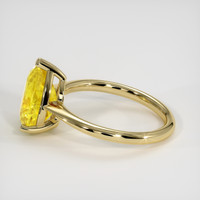 4.07 Ct. Yellow Sapphire Ring, 18K Yellow Gold 4