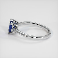 0.79 Ct. Blue Sapphire Ring, Platinum 950 4