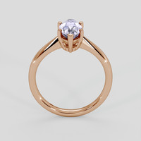 1.76 Ct. Purple Sapphire Ring, 18K Rose Gold 3