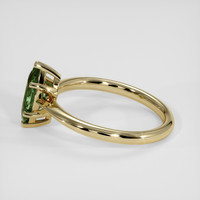 1.23 Ct. Green Sapphire Ring, 14K Yellow Gold 4