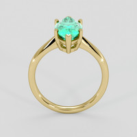 2.37 Ct. Emerald Ring, 18K Yellow Gold 3