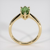 1.39 Ct. Green Sapphire Ring, 18K Yellow Gold 3