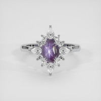 2.29 Ct. Purple Sapphire Ring, Platinum 950 1