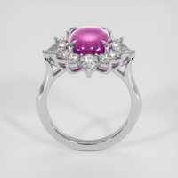 6.30 Ct. Purple Sapphire Ring, 18K White Gold 3
