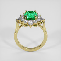 2.85 Ct. Emerald Ring, 18K Yellow Gold 3