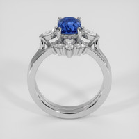 1.82 Ct. Blue Sapphire Ring, Platinum 950 3