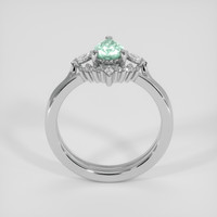 0.61 Ct. Emerald Ring, Platinum 950 3